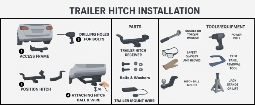 trailer hitch installation