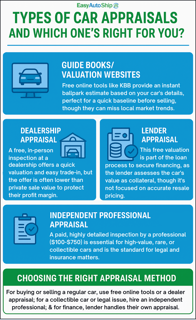 types of car appraisals